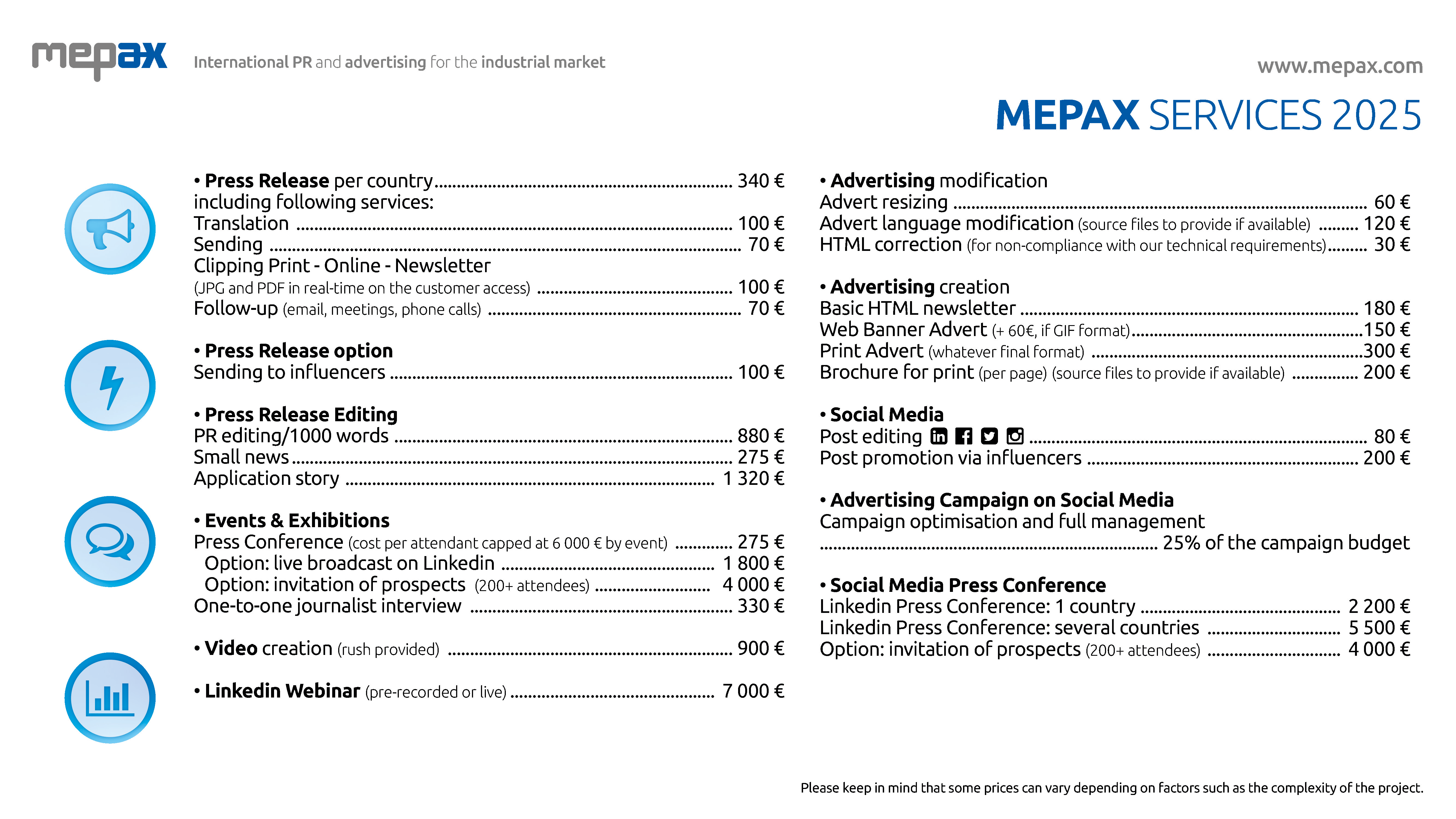 MEPAX%20Services%202025 Prices Page 1